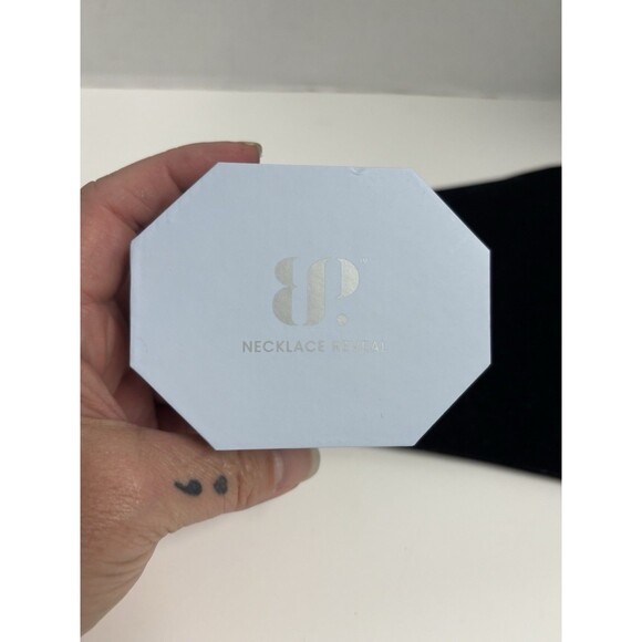 Bomb Party NEW OG Necklace “Rooted Rise” Blue Ice Crystal/ Hematite NK43396 - Picture 7 of 8